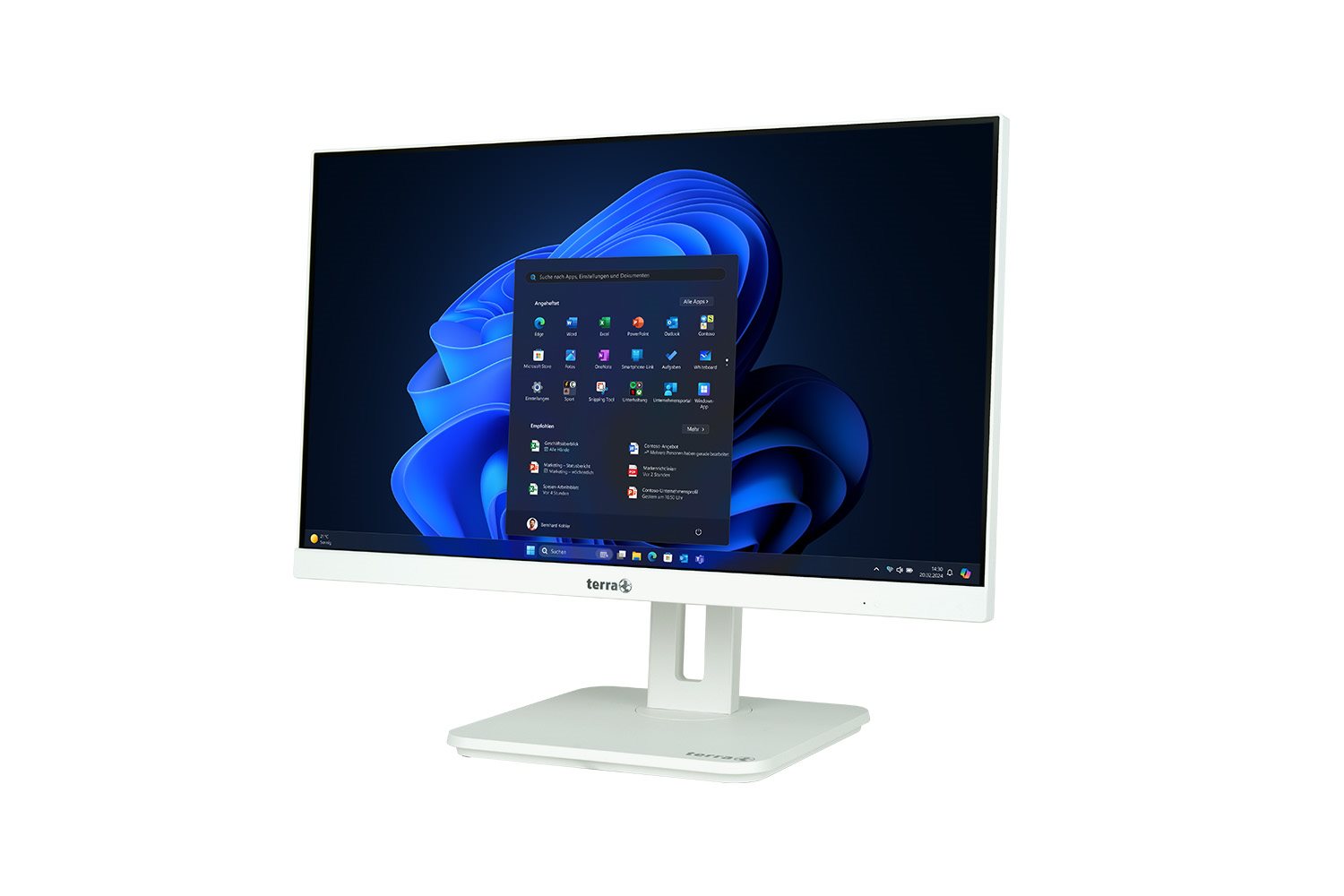 TERRA ALL-IN-ONE-PC 2420HA wh GREENLINE - Komputer All-in-One dla Biznesu - obrazek 3